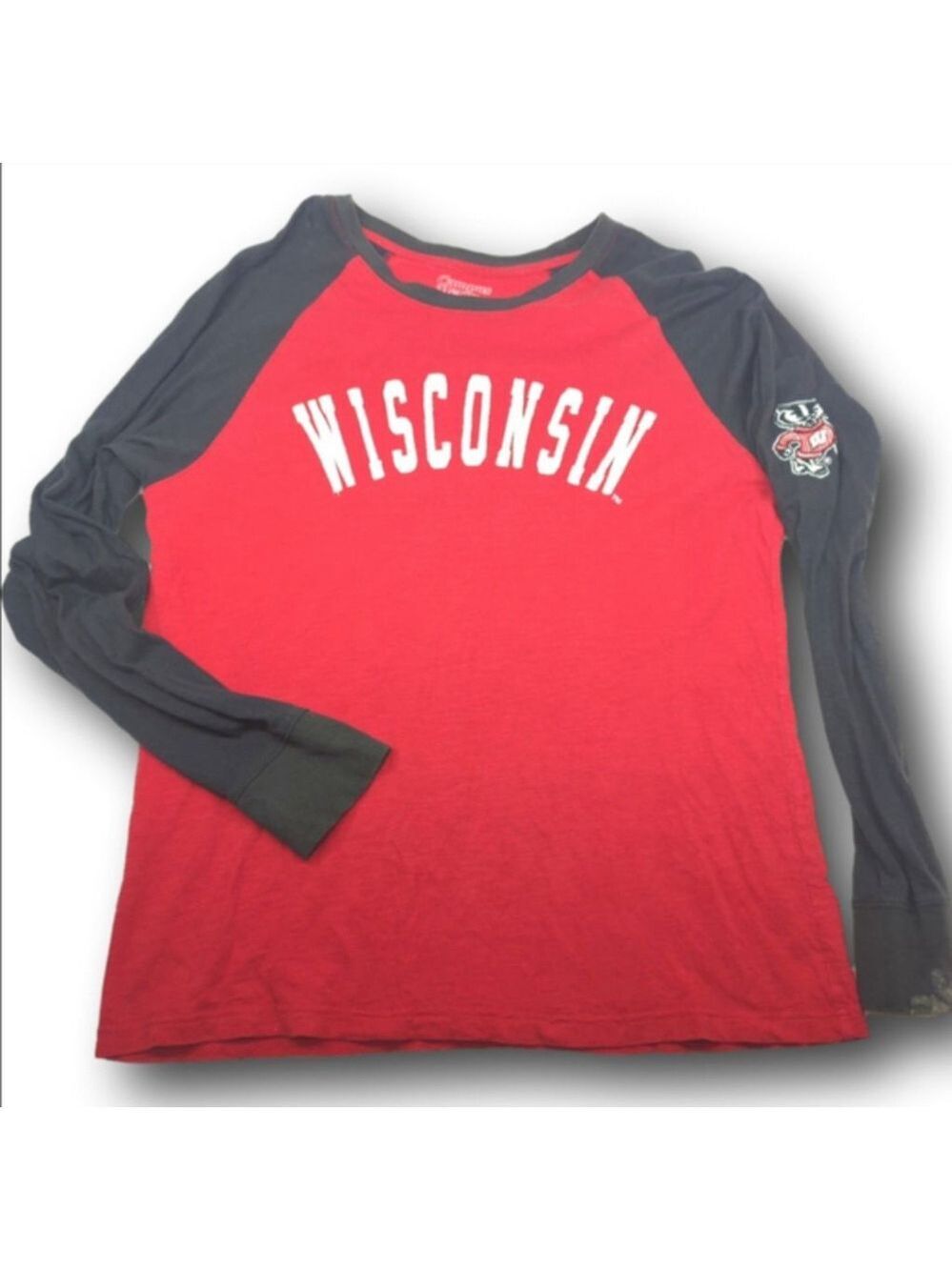 Men's Wisconsin Badger long sleeve T-shirt size Large